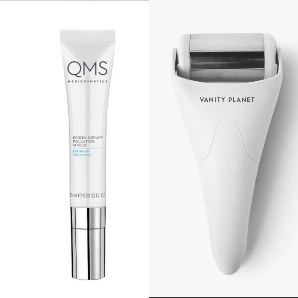 🌿New Anti-Aging Beauty Bundle with Eye Serum & Face Roller. NIB.